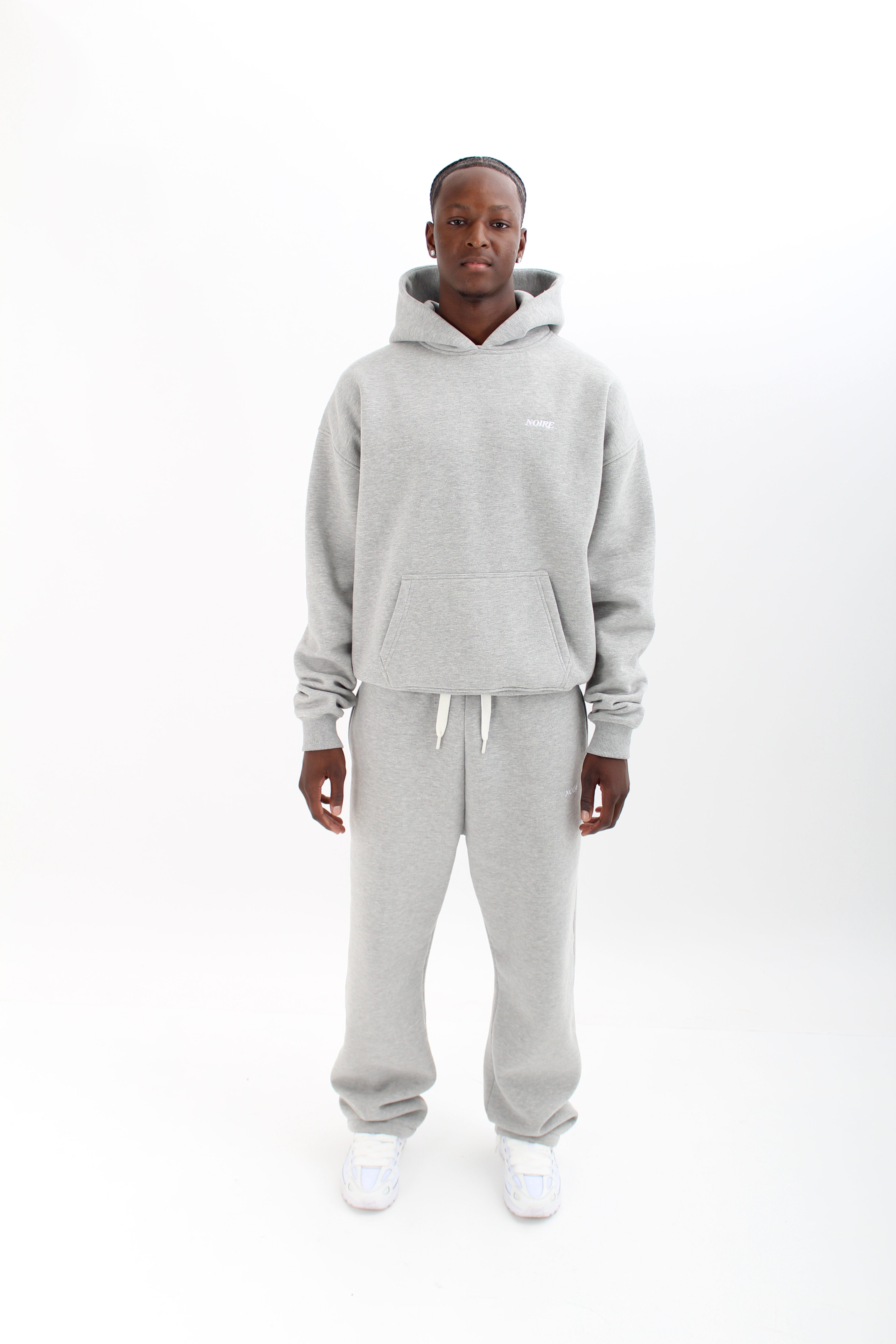 HOODIE GREY MELANGE