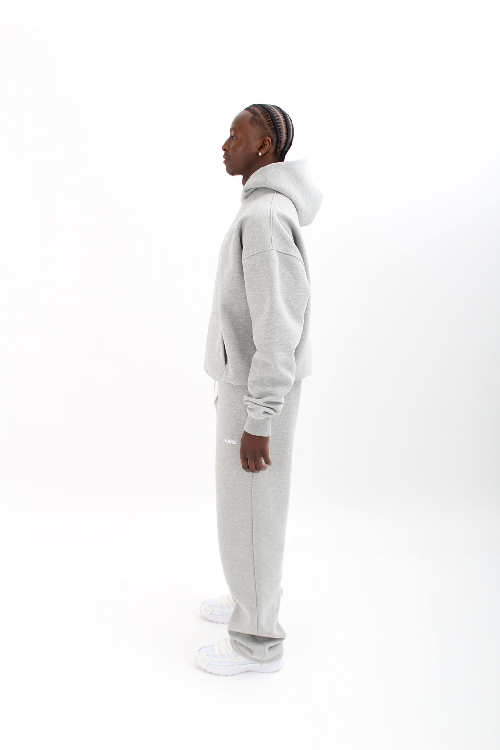 HOODIE GREY MELANGE