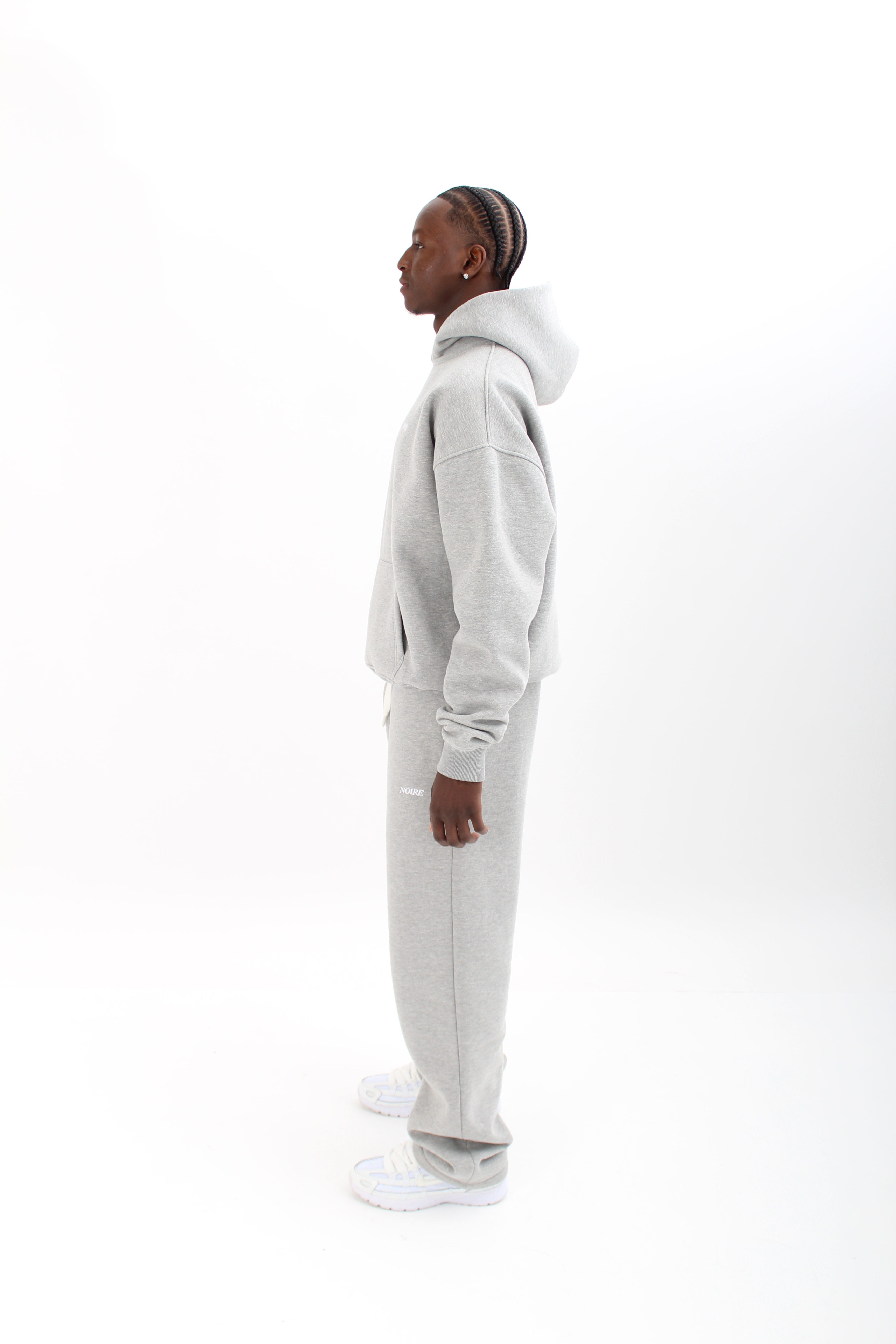 HOODIE GREY MELANGE