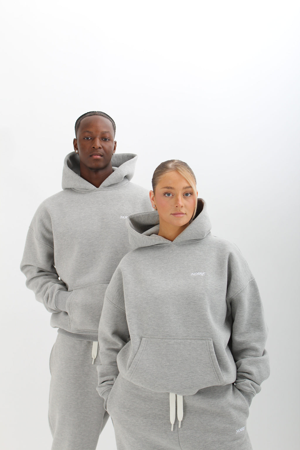 HOODIE GREY MELANGE